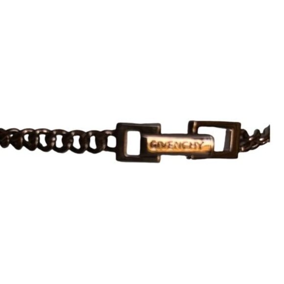 Givenchy Women's Three Crystals Copper Color Chain Bracelet - Picture 6 of 11
